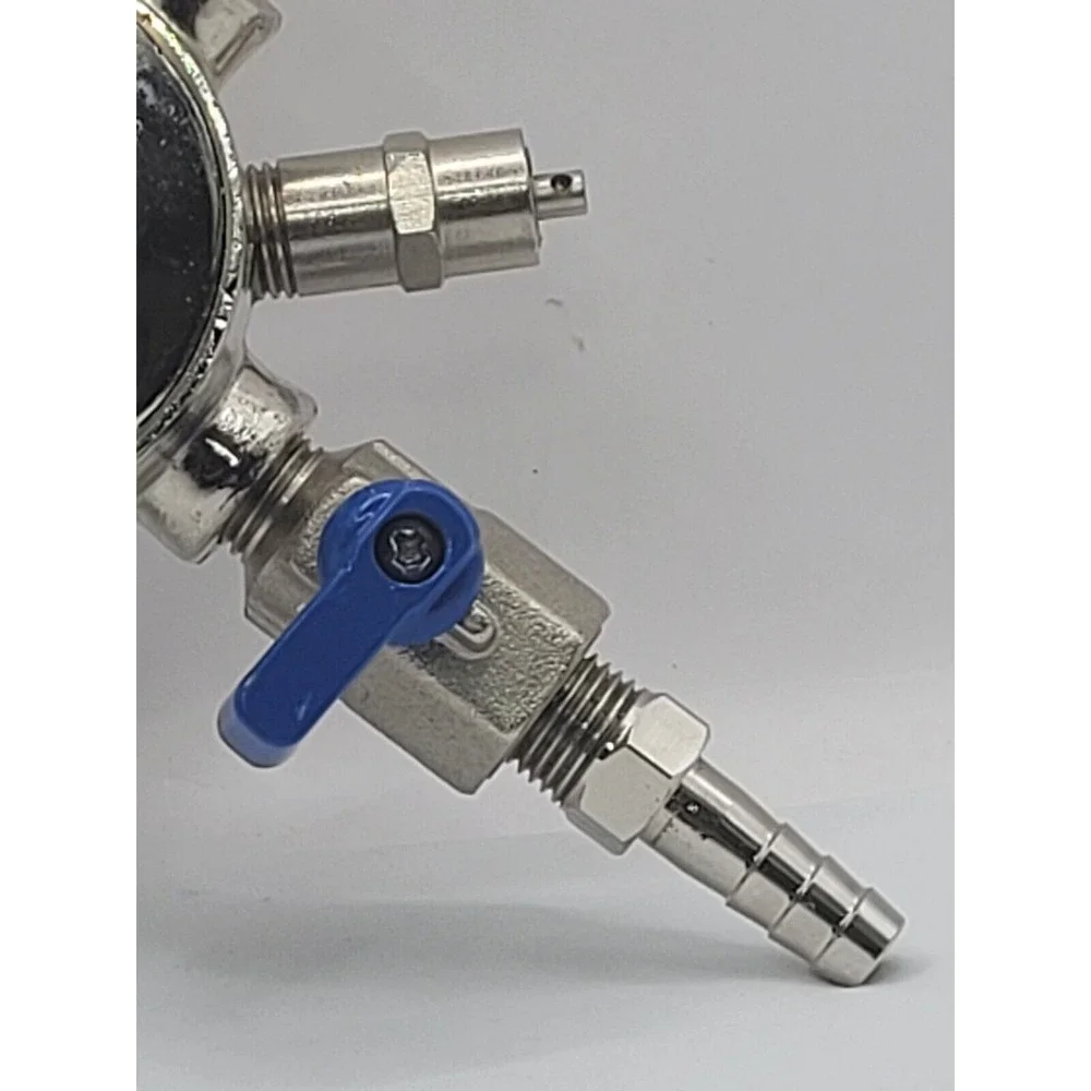 Danby CO2 Regulator Pressure Gauge Stainless Steel Beer Keg Read Description